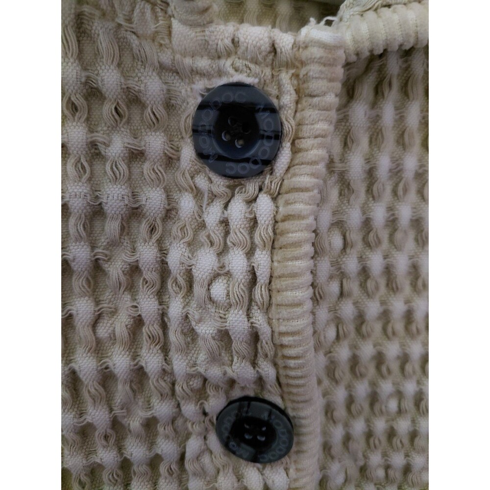 Mod O Doc Cream Beige Waffle Jacket Size 1 (XS) 100% Cotton - Picture 5 of 11